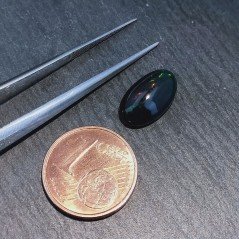 Opale Nero Welo Forma Ovale Cabochon Liscio A Mano 12X7X5mm 2,00 Carati 1pz Opale Nero Welo Forma Ovale Cabochon Liscio A Mano 12X7X5mm 2,00 Carati 1pz