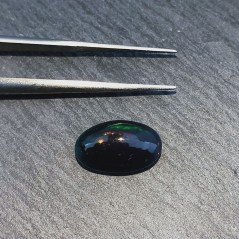 Opale Nero Welo Forma Ovale Cabochon Liscio A Mano 12X7X5mm 2,00 Carati 1pz Opale Nero Welo Forma Ovale Cabochon Liscio A Mano 12X7X5mm 2,00 Carati 1pz