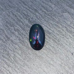 Opale Nero Welo Forma Ovale Cabochon Liscio A Mano 12X7X5mm 2,00 Carati 1pz Opale Nero Welo Forma Ovale Cabochon Liscio A Mano 12X7X5mm 2,00 Carati 1pz