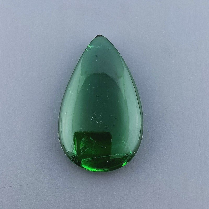 Quarzo Smeraldo Idrotermale Forma Goccia Cabochon Fatto A Mano 26X15X6mm 18,95 Carati 1pz Quarzo Smeraldo Idrotermale Forma Goccia Cabochon Fatto A Mano 26X15X6mm 18,95 Carati 1pz