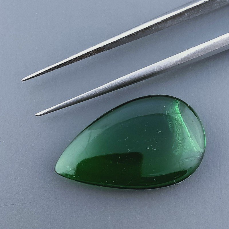 Quarzo Smeraldo Idrotermale Forma Goccia Cabochon Fatto A Mano 26X15X6mm 18,95 Carati 1pz Quarzo Smeraldo Idrotermale Forma Goccia Cabochon Fatto A Mano 26X15X6mm 18,95 Carati 1pz