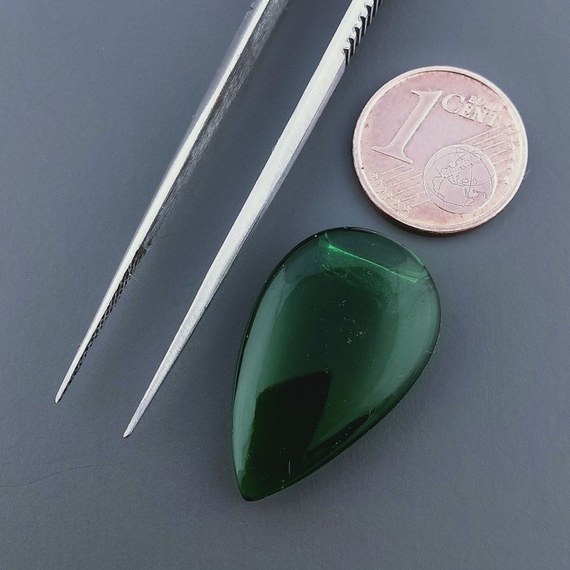 Quarzo Smeraldo Idrotermale Forma Goccia Cabochon Fatto A Mano 26X15X6mm 18,95 Carati 1pz Quarzo Smeraldo Idrotermale Forma Goccia Cabochon Fatto A Mano 26X15X6mm 18,95 Carati 1pz