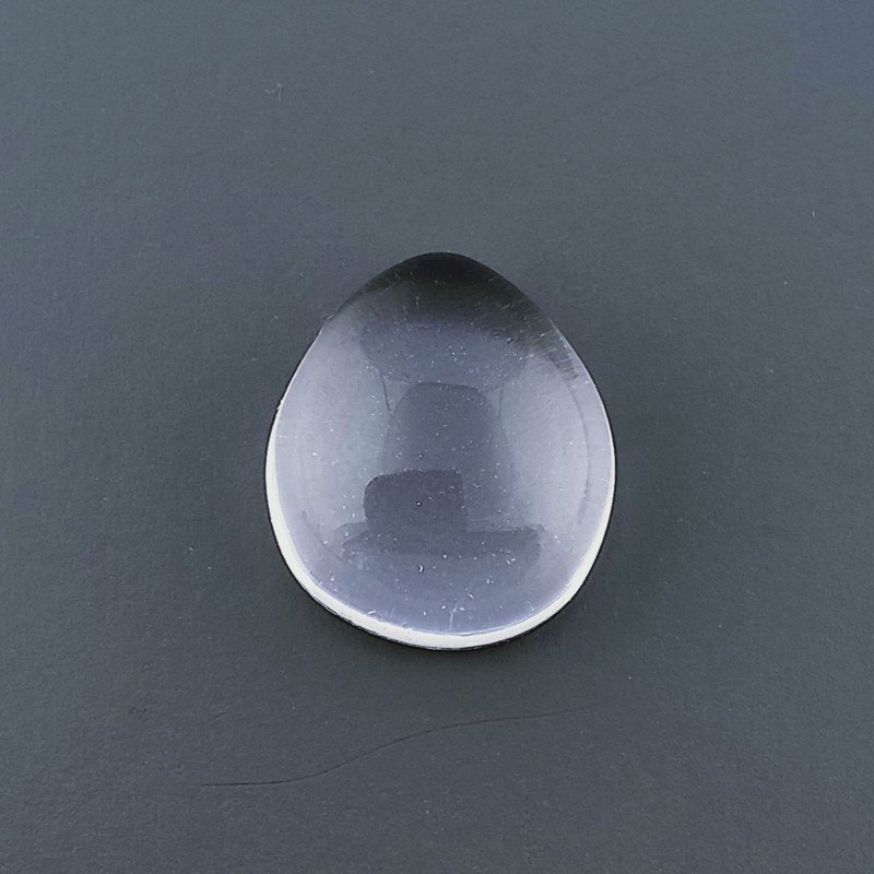 Quarzo Acquamarina Rosa Idrotermale Forma Goccia Cabochon Fatto A Mano 12X10X5mm 5,75 Carati 1pz