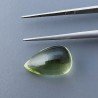 Ametista Verde (Prasiolite) Idrotermale Forma Goccia Tondo Cabochon Fatto A Mano 13X8mm 5,70 Carati 1pz