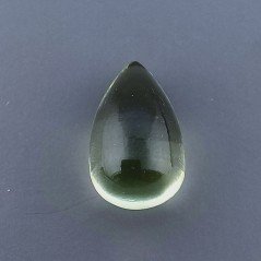 Ametista Verde (Prasiolite)  Idrotermale Forma Goccia Tondo Cabochon Fatto A Mano 13X8mm 5,70 Carati 1pz