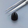 Onice Nera Forma Punta Di Proiettile Cabochon Fatto A Mano 15X11mm 11,55 Carati 1pz