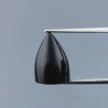 Onice Nera Forma Punta Di Proiettile Cabochon Fatto A Mano 15X11mm 11,55 Carati 1pz