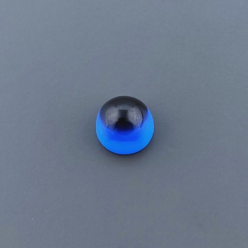 Topazio Londra Idrotermale Forma Punta Di Proiettile Cabochon Fatto A Mano 8X5mm 3,70 Carati 1pz