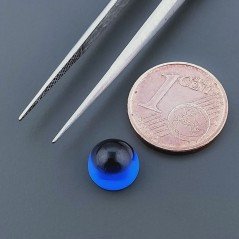 Topazio Londra Idrotermale Forma Punta Di Proiettile Cabochon Fatto A Mano 8X5mm 3,70 Carati 1pz