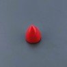 Corallo Bamboo Idrotermale Forma Punta Di Proiettile Cabochon Fatto A Mano 11X13mm 8,55 Carati 1pz
