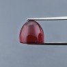 Quarzo Rubellite Idrotermale Forma Punta Di Proiettile Cabochon Fatto A Mano 10X11mm 10,95 Carati 1pz