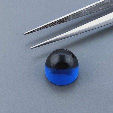 Topazio Londra Idrotermale Forma Punta Di Proiettile Cabochon Fatto A Mano 11X9mm 8,80 Carati 1pz