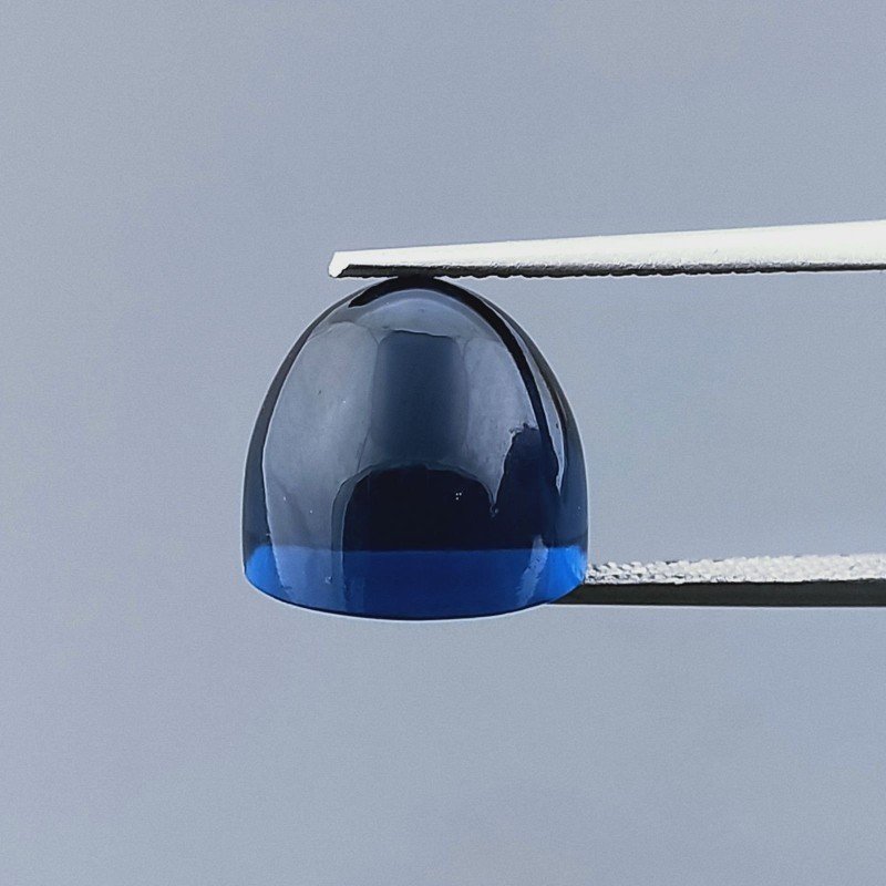 Topazio Londra Idrotermale Forma Punta Di Proiettile Cabochon Fatto A Mano 11X9mm 8,80 Carati 1pz