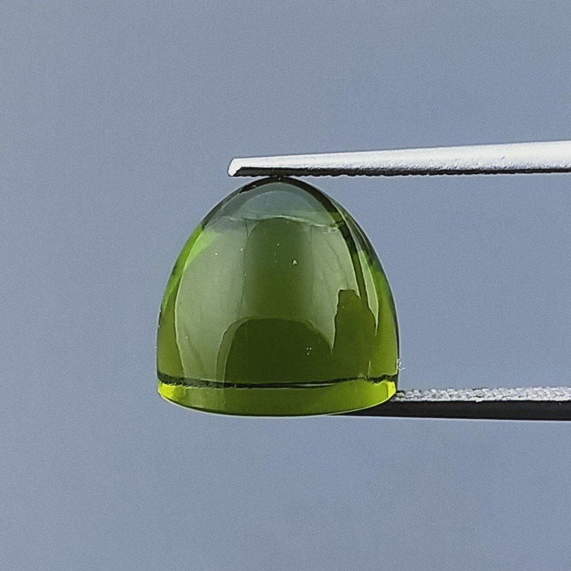 Quarzo Peridoto Idrotermale Forma Punta Di Proiettile Cabochon Fatto A Mano 11X9mm 8,80 Carati 1pz Quarzo Peridoto Idrotermale Forma Punta Di Proiettile Cabochon Fatto A Mano 11X9mm 8,80 Carati 1pz