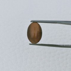 Occhio Di Tigre Forma Ovale Cabochon Fatto A Mano Sfaccettato 12X8X5mm 3,90 Carati 1pz