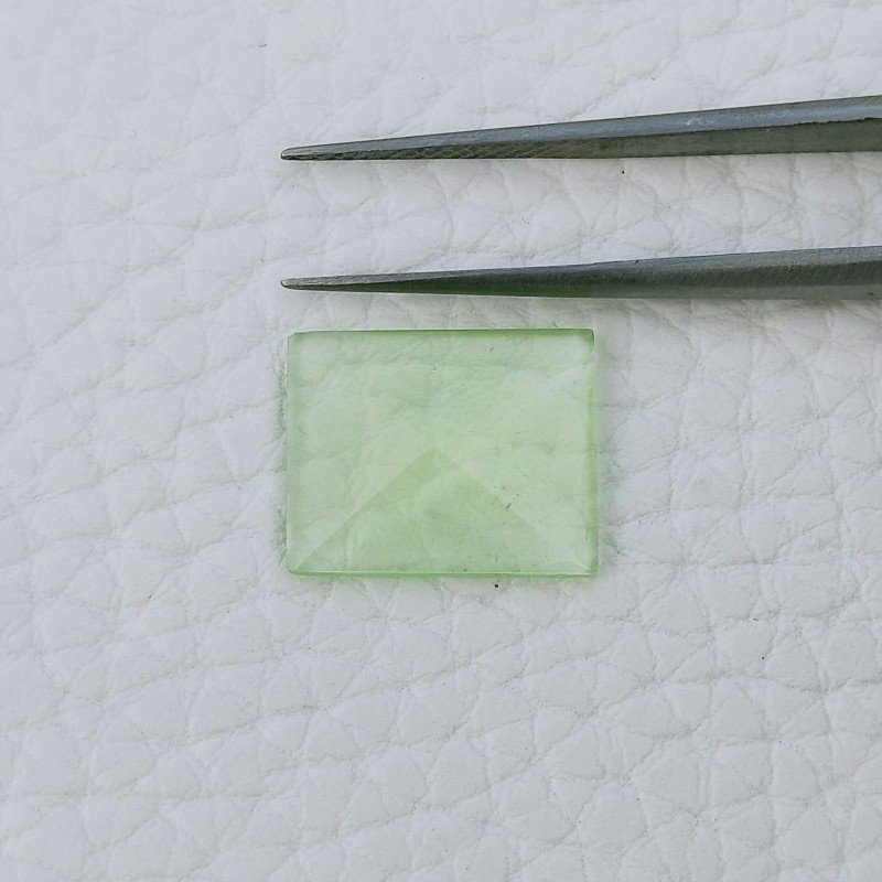 Cianite Verde Idrotermale Forma Rettangolo Cabochon Fatto A Mano 12X15X2mm 4,00 Carati 1pz