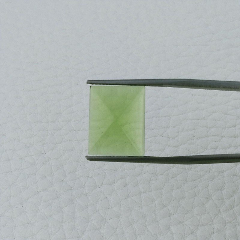 Quarzo Peridoto Idrotermale Forma Rettangolo Cabochon Fatto A Mano 12X15X3mm 4,00 Carati 1pz
