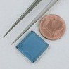 Topazio Londra Idrotermale Forma Quadratto Cabochon Fatto A Mano 14X14X2mm 6,15 Carati 1pz