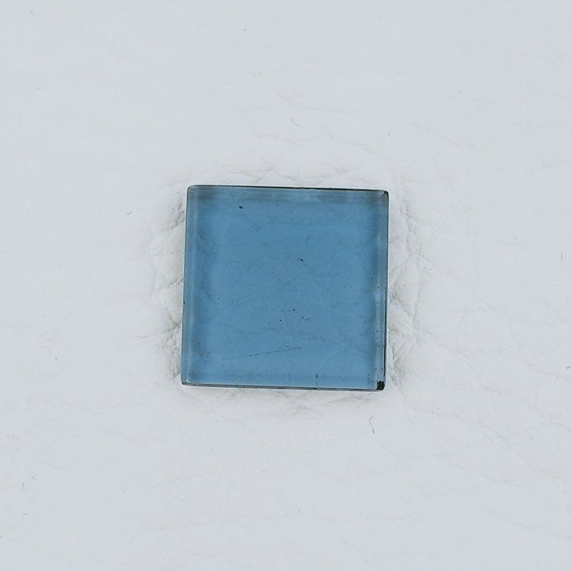 Topazio Londra Idrotermale Forma Quadratto Cabochon Fatto A Mano 13X13X2mm 5,35 Carati 1pz