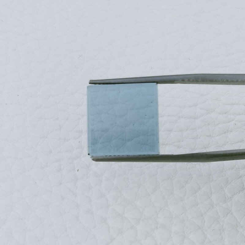 Topazio Londra Idrotermale Forma Quadratto Cabochon Fatto A Mano 13X13X2mm 5,35 Carati 1pz
