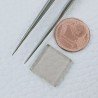Quarzo Fume Idrotermale Forma Quadratto Cabochon Fatto A Mano 14X14X2mm 5,00+ Carati 1pz