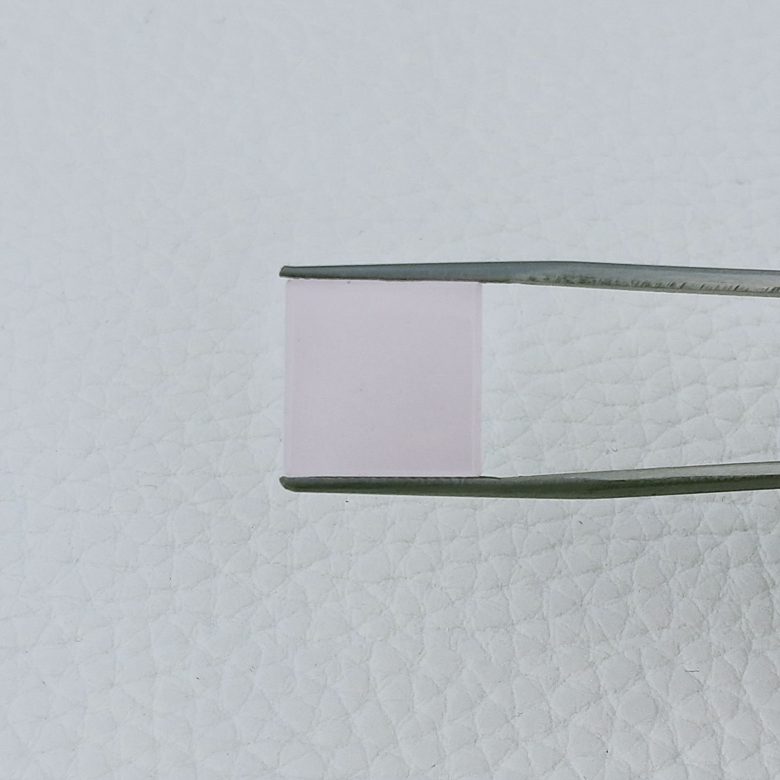 Calcedonio Rosa Forma Quadratto Cabochon Fatto A Mano 14X14X2mm 5,40+ Carati 1pz