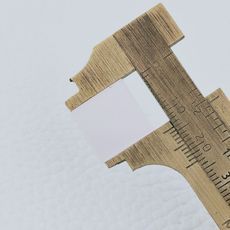 Calcedonio Rosa Forma Quadratto Cabochon Fatto A Mano 14X14X2mm 5,40+ Carati 1pz