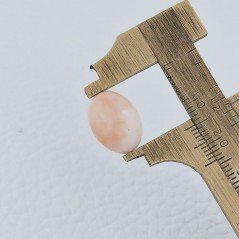 Corallo Rosa Naturale Forma Ovale Cabochon Fatto A Mano 15X11X5mm 6,70 Carati 1pz