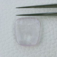 Kunzite Naturale Forma Rettangolo Cabochon Fatto A Mano 23X21X5mm 29,10 Carati 1pz