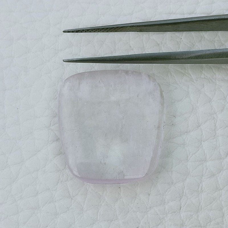Kunzite Naturale Forma Rettangolo Cabochon Fatto A Mano 23X21X5mm 29,10 Carati 1pz