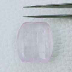 Kunzite Naturale Forma Rettangolo Cabochon Fatto A Mano 24X22X10mm 60,90 Carati 1pz
