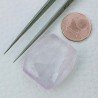 Kunzite Naturale Forma Rettangolo Cabochon Fatto A Mano 24X22X10mm 60,90 Carati 1pz