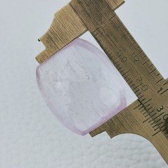 Kunzite Naturale Forma Rettangolo Cabochon Fatto A Mano 24X22X10mm 60,90 Carati 1pz