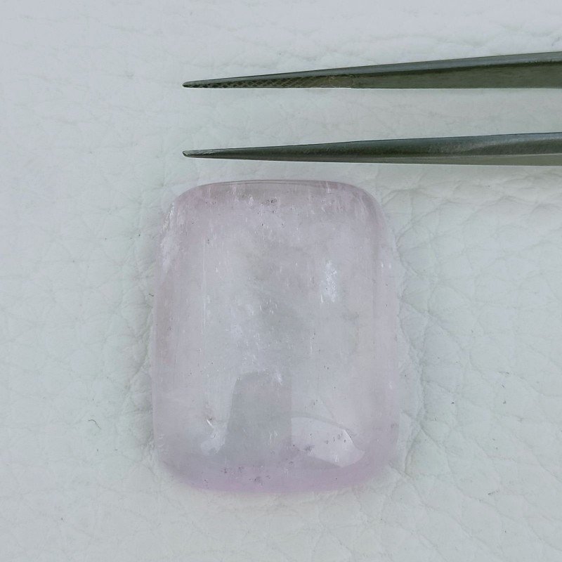 Kunzite Naturale Forma Rettangolo Cabochon Fatto A Mano 27X21X9mm 58,35 Carati 1pz