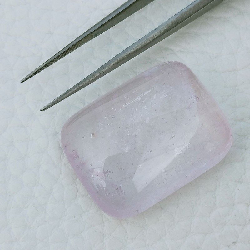 Kunzite Naturale Forma Rettangolo Cabochon Fatto A Mano 27X21X9mm 58,35 Carati 1pz