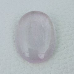 Kunzite Naturale Forma Ovale Cabochon Fatto A Mano 35X26X9mm 74,60 Carati 1pz
