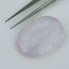 Kunzite Naturale Forma Ovale Cabochon Fatto A Mano 35X26X9mm 74,60 Carati 1pz