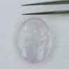 Kunzite Naturale Forma Ovale Cabochon Fatto A Mano 30X22X8mm 50,50 Carati 1pz