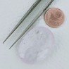 Kunzite Naturale Forma Ovale Cabochon Fatto A Mano 30X22X8mm 50,50 Carati 1pz