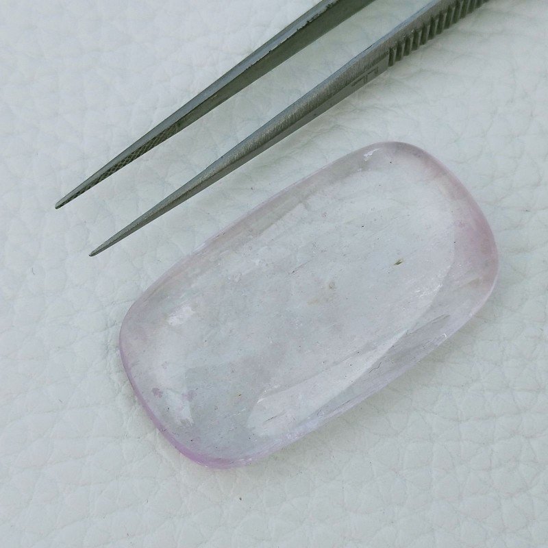 Kunzite Naturale Forma Rettangolo Cabochon Fatto A Mano 41X23X8mm 79,40 Carati 1pz