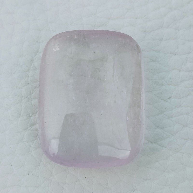 Kunzite Naturale Forma Rettangolo Cabochon Fatto A Mano 30X23X10mm 75,70 Carati 1pz