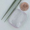 Kunzite Naturale Forma Rettangolo Cabochon Fatto A Mano 30X23X10mm 75,70 Carati 1pz