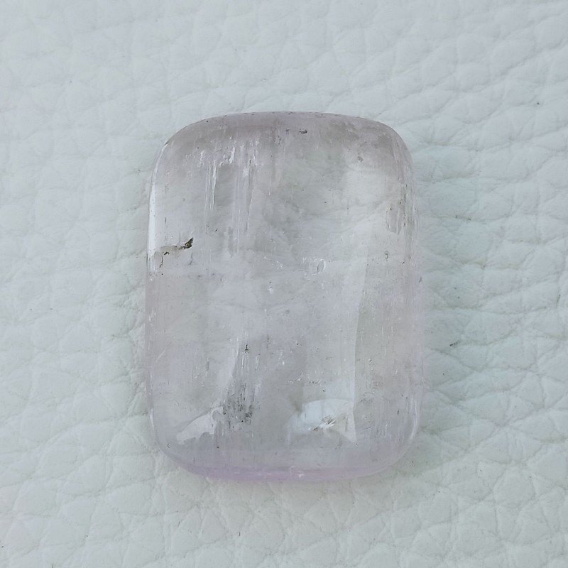 Kunzite Naturale Forma Rettangolo Cabochon Fatto A Mano 29X21X9mm 62,10 Carati 1pz