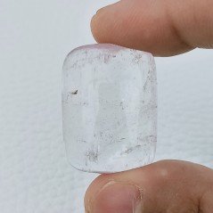 Kunzite Naturale Forma Rettangolo Cabochon Fatto A Mano 29X21X9mm 62,10 Carati 1pz