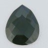 Onice Nera (A) Forma Goccia Briolette Fatto A Mano Sfaccettato 46X35X7mm 73,20 Carati 1pz