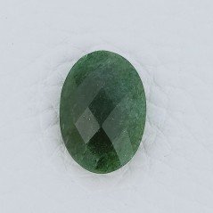 Avventurina Verde, Forma Ovale Sfaccettato a Mano, 12x18x6 mm, 10,60 ct