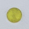 Topazio Giallo Idrotermale Forma Tondo Sfaccettato Fatto A Mano 18X18X7mm 15,30 Carati 1pz