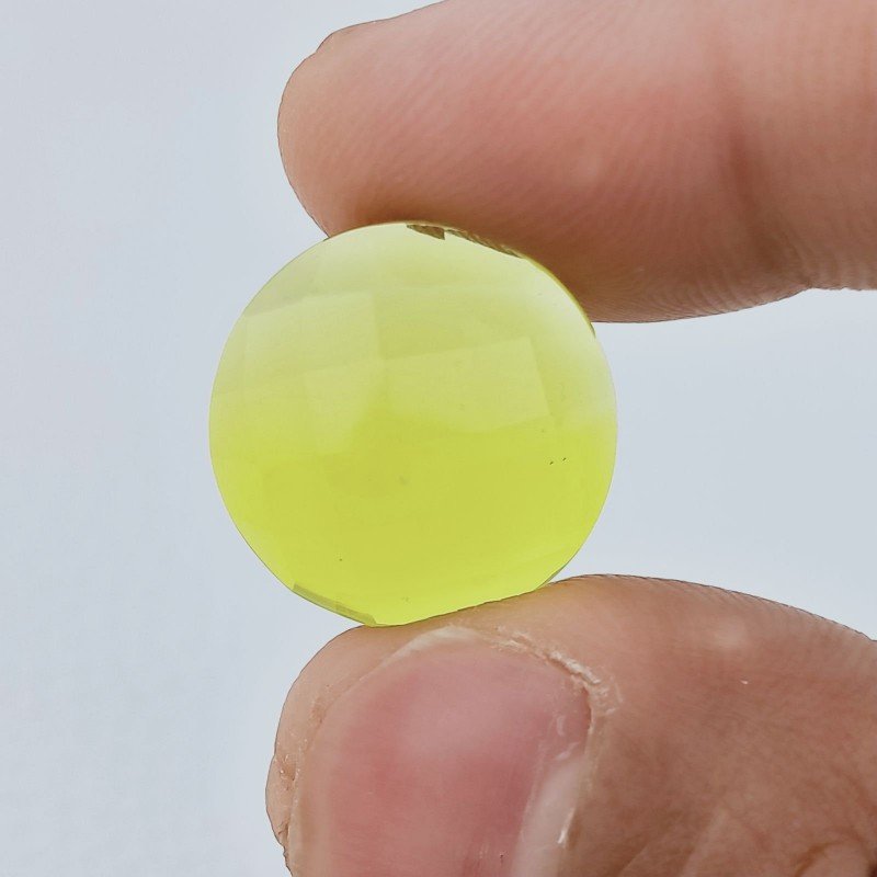 Topazio Giallo Idrotermale Forma Tondo Sfaccettato Fatto A Mano 18X18X7mm 15,30 Carati 1pz Topazio Giallo Idrotermale Forma Tondo Sfaccettato Fatto A Mano 18X18X7mm 15,30 Carati 1pz