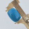 Pasta Di Turchese Idrotermale Forma Rettangolo Cabochon Fatto A Mano 25X18X8mm 31,30 Carati 1pz