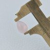 Calcedonio Rosa Forma Goccia Briolette Fatto A Mano Sfaccettato 10X14X4mm 4,35 Carati 1pz